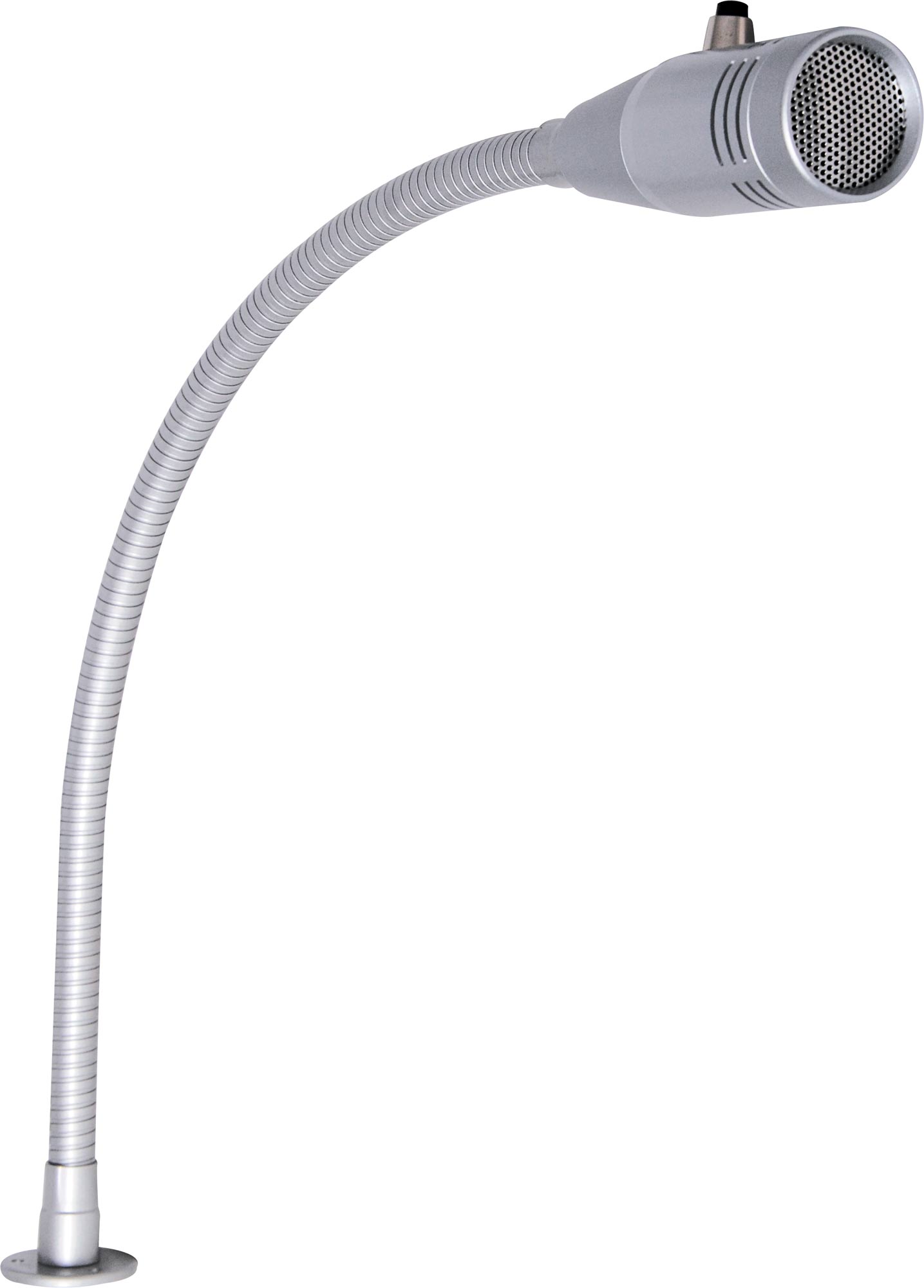 REDBACK SIVER 450MM GOOSENECK PAGING MICROPHONE METAL WITH SCREW BASE PTT INPUT SUITS SUPERMARKETS/ FAST FOOD/ RESTAURANTS