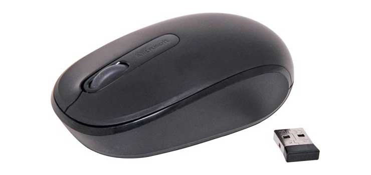 MICROSOFT 1850 WIRELESS 2.4GHZ OPTICAL MOUSE BLACK AMBIDEXTROUS DESIGN HI-RES 1000PPI OPTICAL SENSOR 1 x AAA BATTERY INCLUDED UPTO 6 MONTHS BATTERY LIFE 5M RANGE 38.1Hx58.4Wx101.6D (MM)