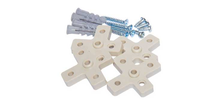 RITEC MOUNTING FEET SUITS RITEC IP65 ENCLOSURES WHITE 4 PKT