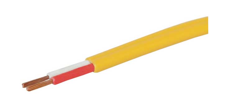 FIG8 CABLE 24/0.20 2 CORE UNSCREENED PVC SHEATH 300M YELLOW