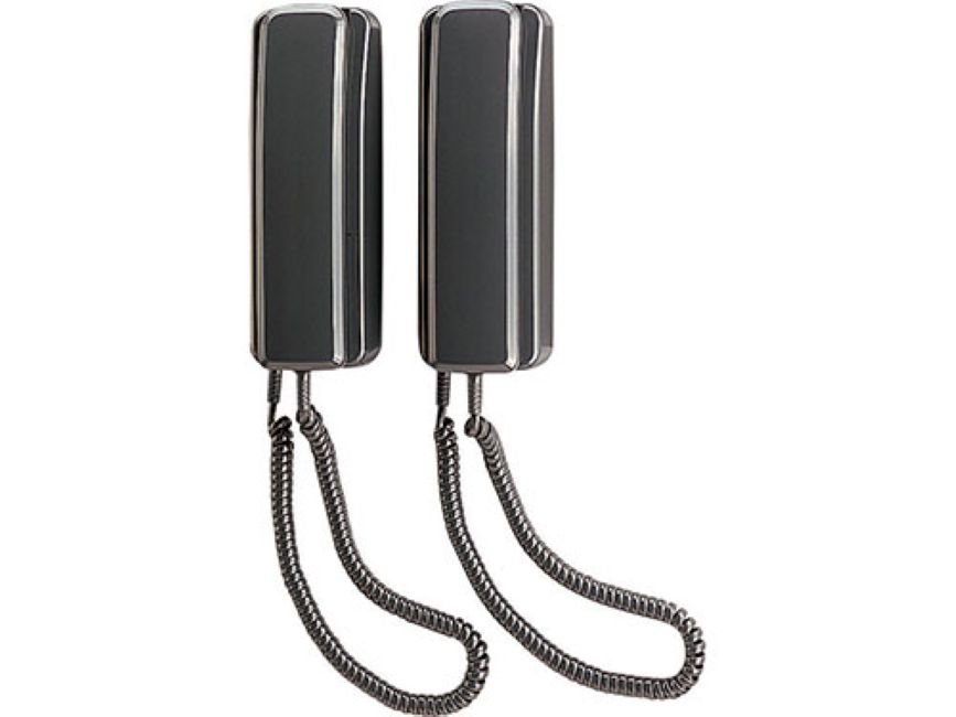 AIPHONE AT-406 AUDIO INTERCOM KIT 1X AT-206 MASTER 1X AT-306 SUB 6VDC OR 4X AA GREY