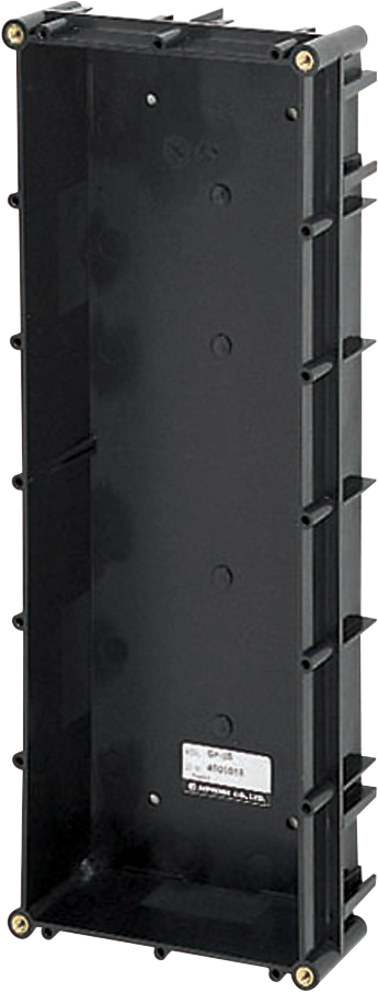 GF-3B GT SERIES 3 MODULE FLUSH MOUNT BACK BOX BLACK PLASTIC