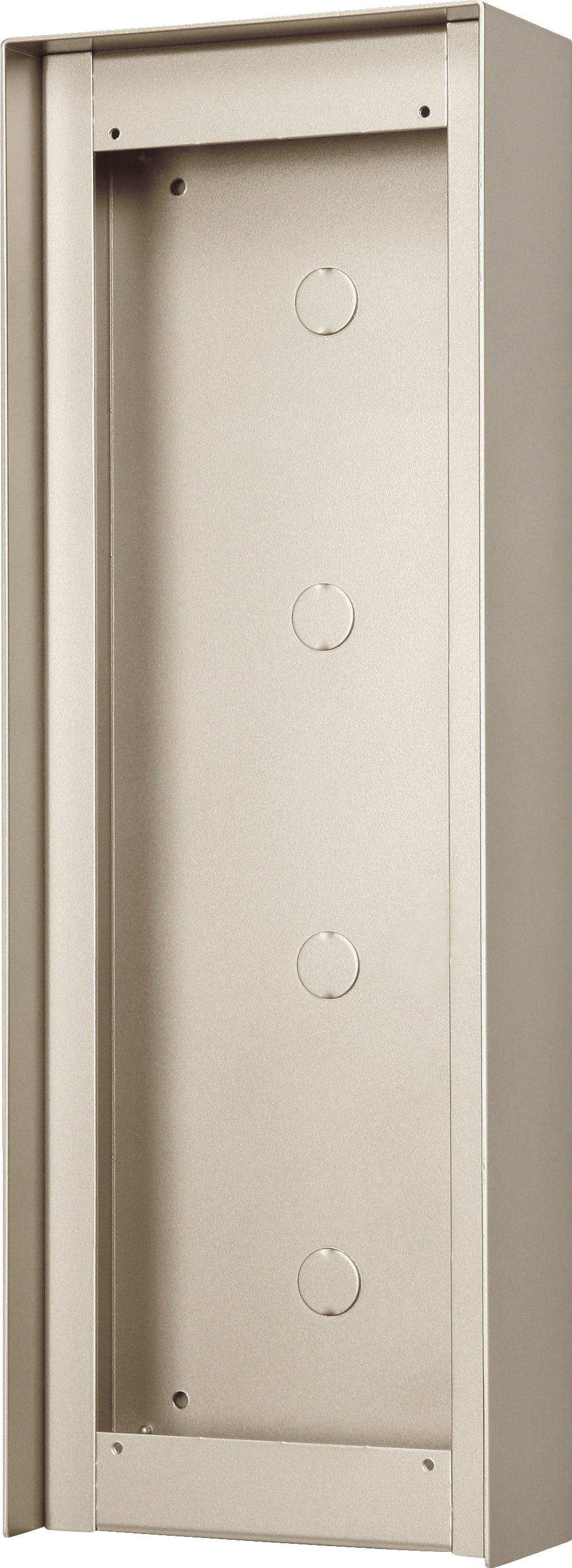 GT-104HB GT SERIES 4 MODULE(1Wx4H) SURFACE MOUNT BOX WITH RAINHOOD METAL