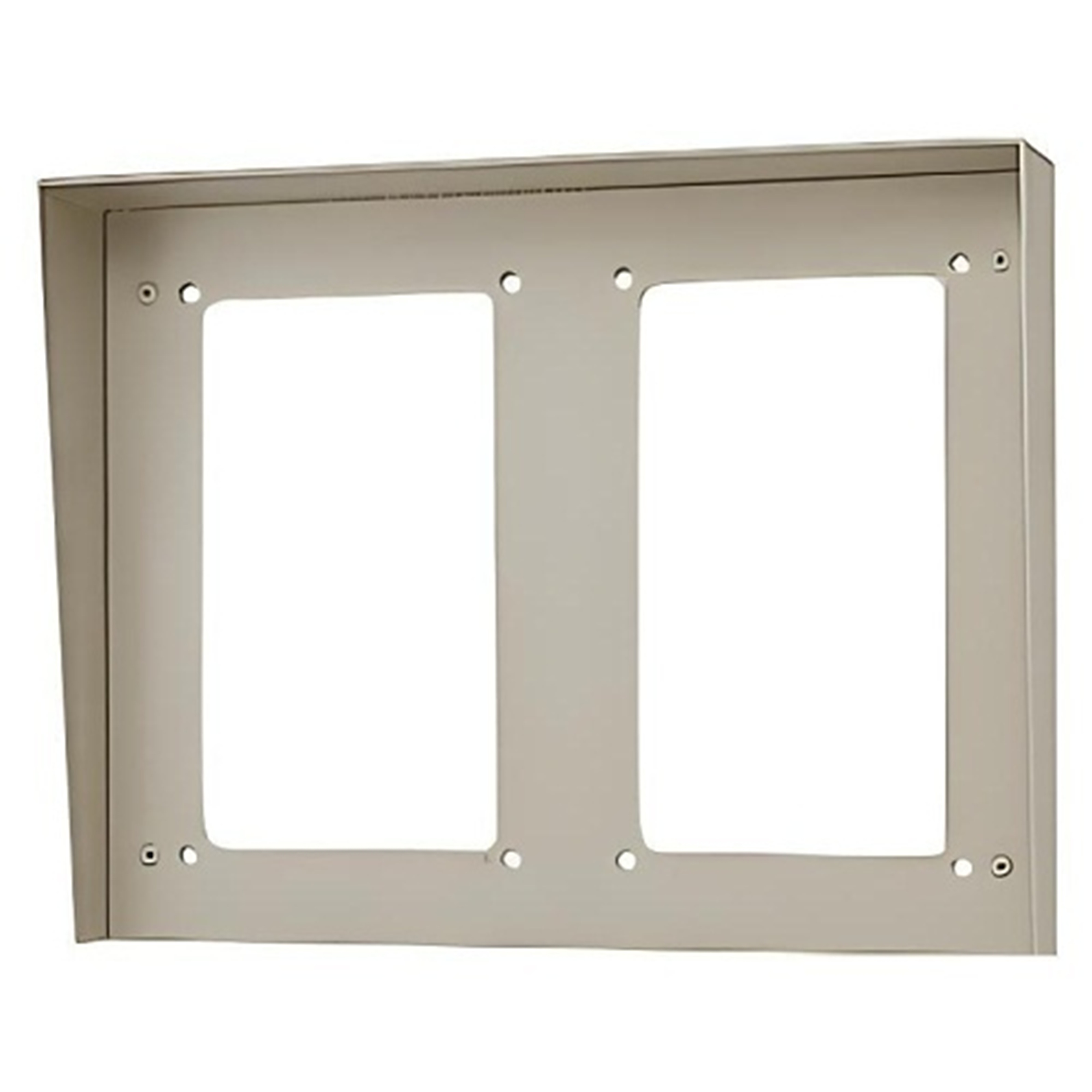 GT-202H GT SERIES 4 MODULE(2Wx2H) FLUSH MOUNT RAINHOOD METAL