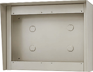 GT-202HB GT SERIES 4 MODULE(2Wx2H) SURFACE MOUNT BOX WITH RAINHOOD METAL