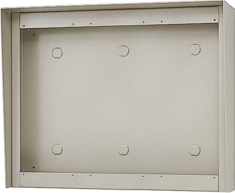 GT-303HB GT SERIES 9 MODULE(3Wx3H) SURFACE MOUNT BOX WITH RAINHOOD METAL