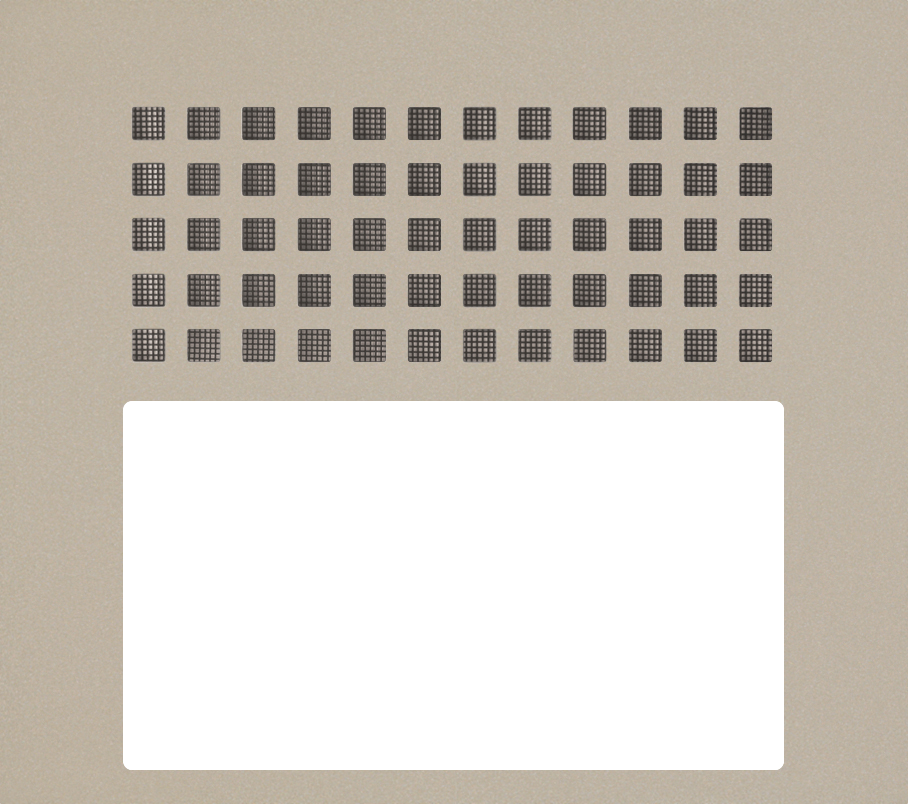 GT-DBP GT SERIES 1 MODULE AUDIO COVER ONLY BEIGE METAL