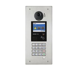 AIPHONE GT SERIES 4-WIRE INTERCOM KEYPAD & VIDEO DOOR STATION SILVER APARTMENT 3.5 INCH DISPLAY LCD 170° STAINLESS STEEL 24VDC