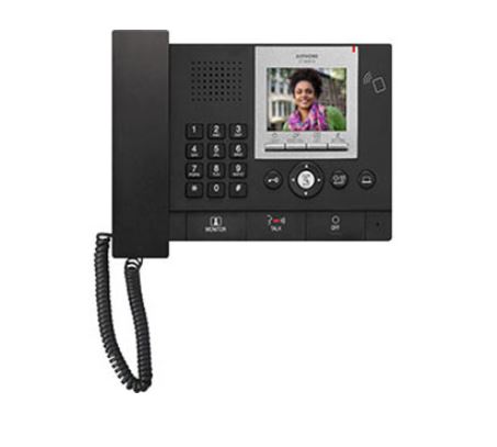 AIPHONE GT SERIES 4-WIRE INTERCOM GUARD STATION BLACK APARTMENT 3.5 INCH DISPLAY LCD PLASTIC 24VDC
