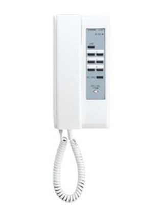 AIPHONE IE SERIES 2-WIRE INTERCOM HANDSET WHITE RESIDENTIAL/COMMERCIAL MECHANICAL BUTTON PLASTIC POWER BY MONITOR BUS