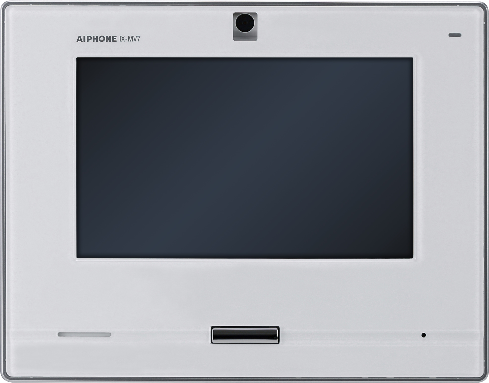 IX SERIES 2 IP INTERCOM MONITOR WHITE COMMERCIAL 7 INCH DISPLAY TOUCHSCREEN PLASTIC H.264 LOCK OUTPUT(DRY CONTACT) ALARM INPUT SUB DOOR STATION UP TO 128GB MICRO SD CARD 48V POE SWITCH