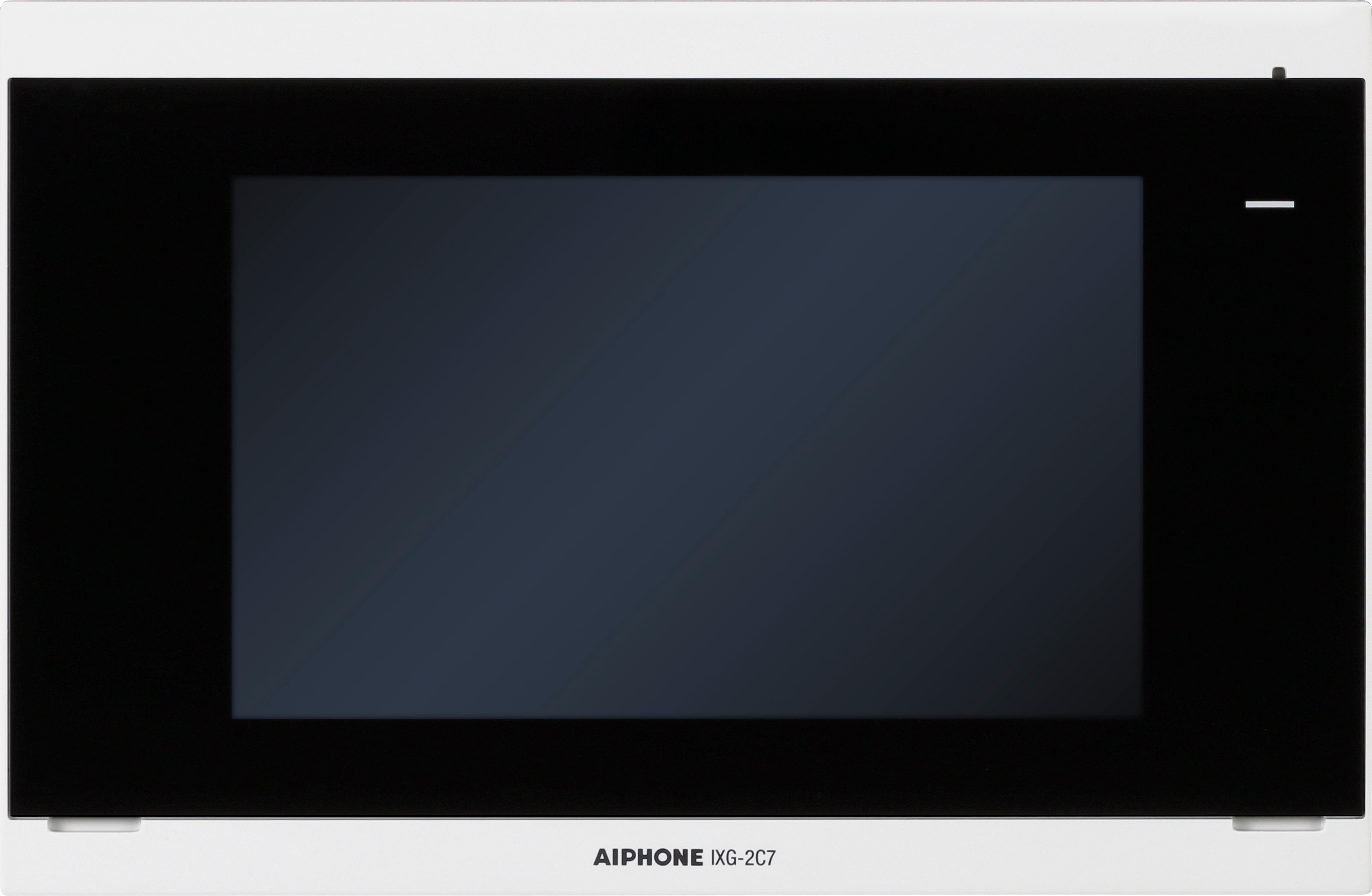 IXG SERIES IP INTERCOM MONITOR BLACK APARTMENT/COMMERCIAL 7 INCH DISPLAY TOUCHSCREEN PLASTIC H.264 LOCK OUTPUT(DRY CONTACT) ALARM INPUT SUB DOOR STATION UP TO 32GB MICRO SD CARD 48V POE SWITCH