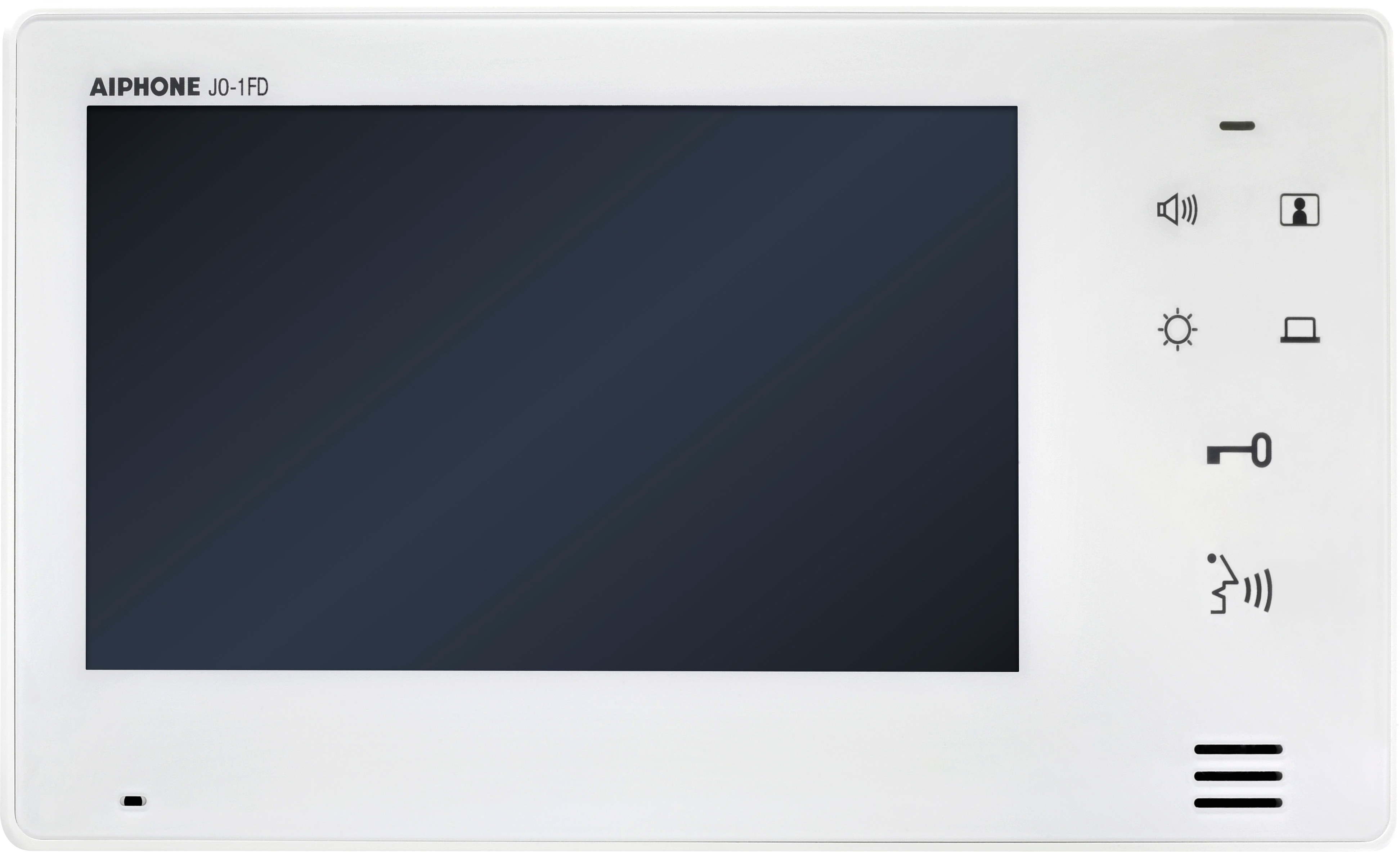 JO SERIES 2/4-WIRE INTERCOM SUB MONITOR WHITE RESIDENTIAL 7 INCH DISPLAY CAPACITIVE TOUCHSCREEN PLASTIC LOCK OUTPUT(DRY CONTACT) SUB DOOR STATION 18VDC