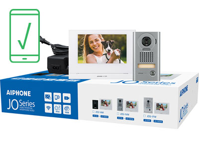 AIPHONE VIDEO INTERCOM KIT INCLUDE 1xJO-DV STAINLESS STEEL SURFACE MOUNT VIDEO DOOR STATION, 1xJO-1MDW WHITE 7