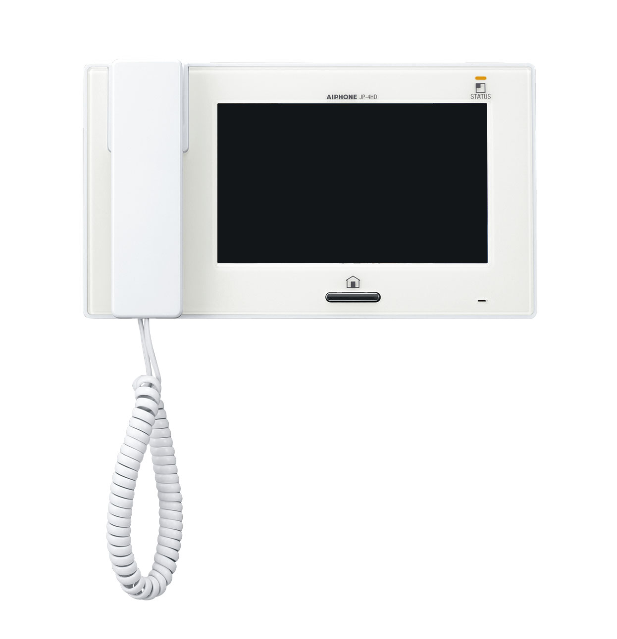 AIPHONE JP SERIES MULTI WIRE INTERCOM SUB MONITOR WHITE RESIDENTIAL/COMMERCIAL 7 INCH DISPLAY TOUCHSCREEN PLASTIC 24VDC
