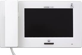 AIPHONE JP SERIES MULTI WIRE INTERCOM MONITOR WHITE RESIDENTIAL/COMMERCIAL 7 INCH DISPLAY TOUCHSCREEN PLASTIC 24VDC