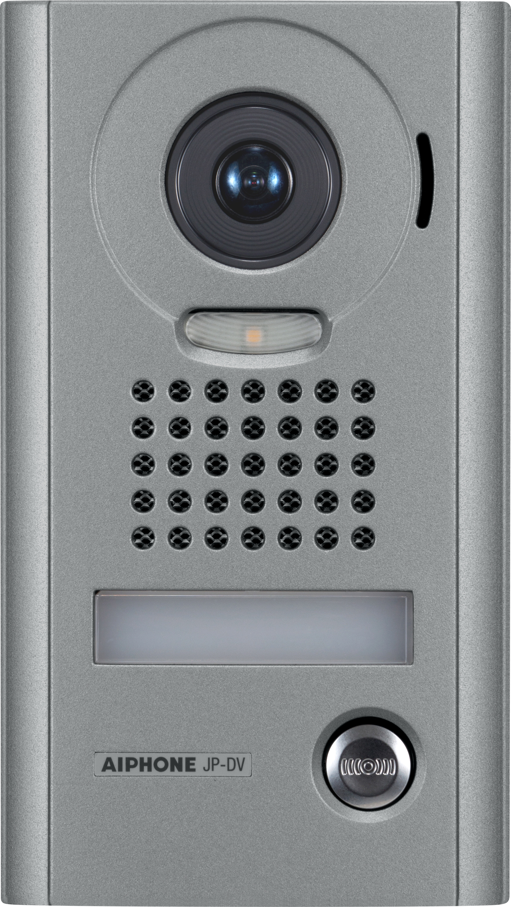 JP SERIES 2-WIRE INTERCOM 1 BUTTON AUDIO/VIDEO DOOR STATION SILVER RESIDENTIAL/COMMERCIAL 170° METAL IK08 SUB DOOR STATION POWER BY MONITOR BUS