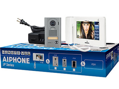 AIPHONE VIDEO INTERCOM KIT INCLUDE 1xJP-DV SILVER SURFACE MOUNT VIDEO DOOR STATION, 1xJP-4MED WHITE 7