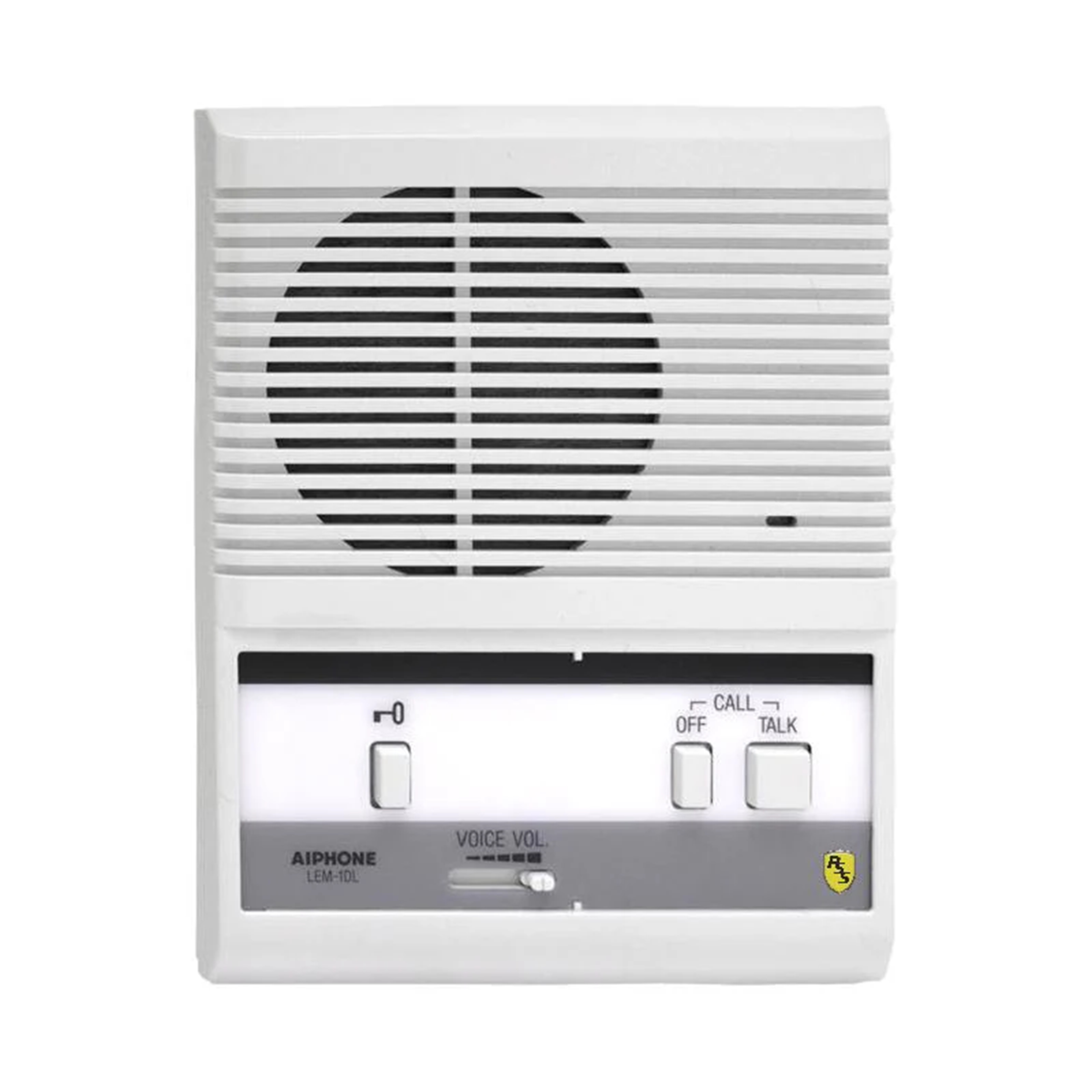 LE SERIES MULTI WIRE INTERCOM 1 CALL BUTTON AUDIO MASTER STATION WHITE COMMERCIAL MECHANICAL BUTTON PLASTIC LOCK OUTPUT(DRY CONTACT) 12-16VAC/12-24VDC