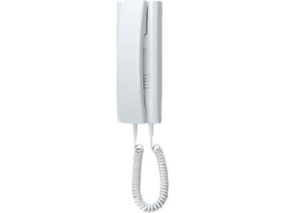 AIPHONE TC-M SERIES 2-WIRE INTERCOM HANDSET WHITE COMMERCIAL PLASTIC POWER BY MONITOR BUS