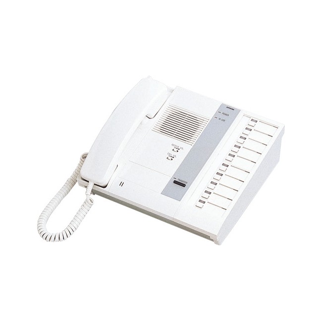 AIPHONE 10 BUTTON MASTER STATION WITH HANDSET WHITE 18VDC 117Hx255Wx230D (MM)