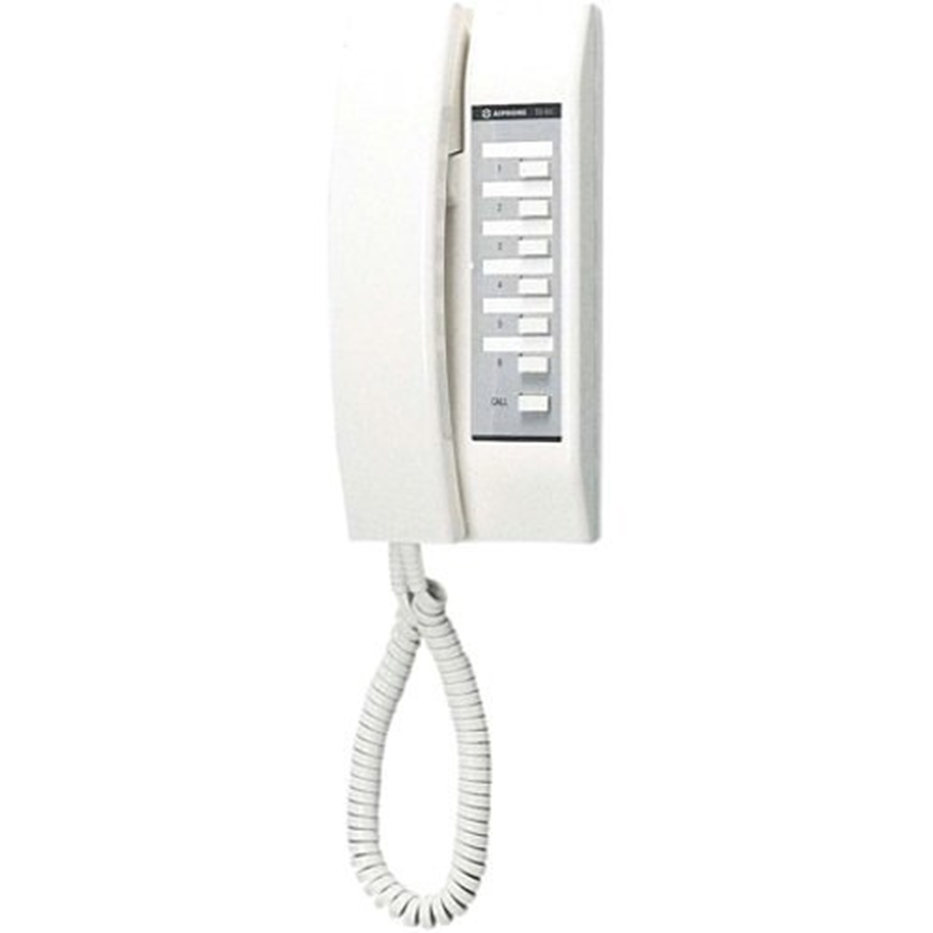 TD-H/C MULTI WIRE INTERCOM HANDSET WHITE COMMERCIAL MECHANICAL BUTTON PLASTIC SUB DOOR STATION POWER BY MONITOR BUS