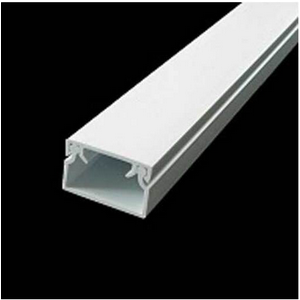 PVC RECTANGLE RIDGID DUCT 25Hx16W(MM) X  4M WHITE