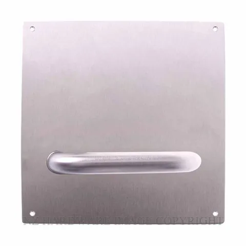 LOCKWOOD SERIES ARTEFACT SQUARE CORNER PLATE INTERNAL FURNITURE W/ 96 STYLE LEVER SATIN STAINLESS STEEL 162HX162LX2D (MM) TO SUIT 3770/3570 SERIES LOCKS W/ 35-45MM DOOR THICKNESS