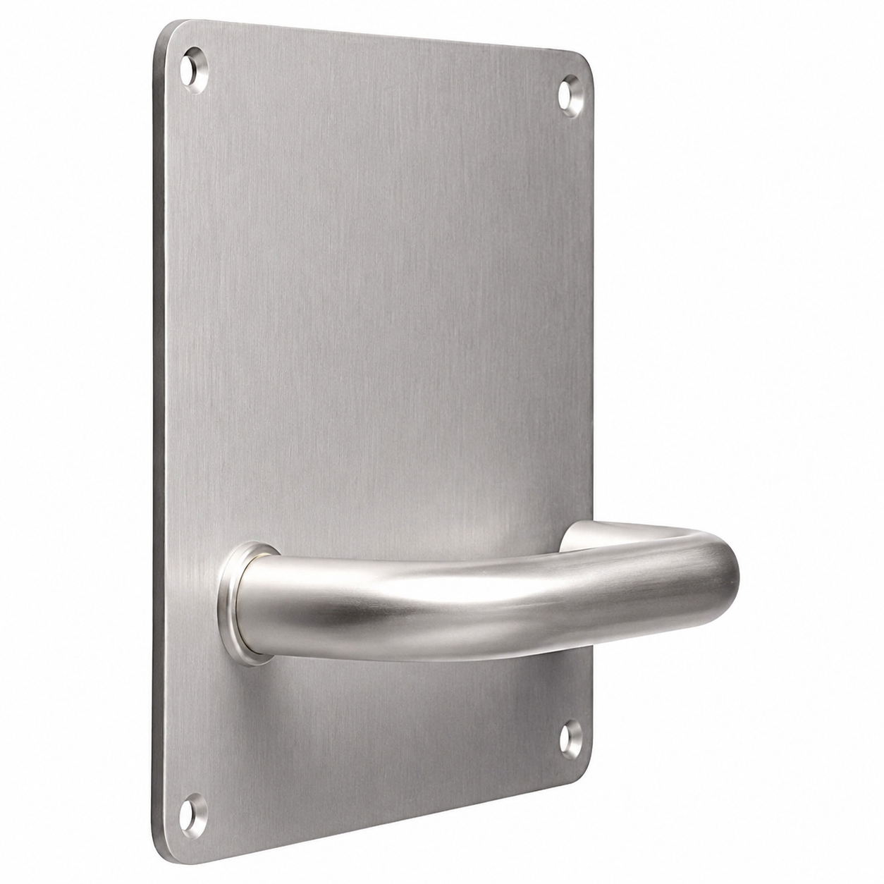ASSA LOCKWOOD 20305NN/96LSS ARTEFACT 202 INTERIOR PLATE 96 LEVER LEFT HAND 35-45MM DOOR STAINLESS STEEL SILVER FIRE RATED 4 HOUR 162Lx162Wx2D (MM)