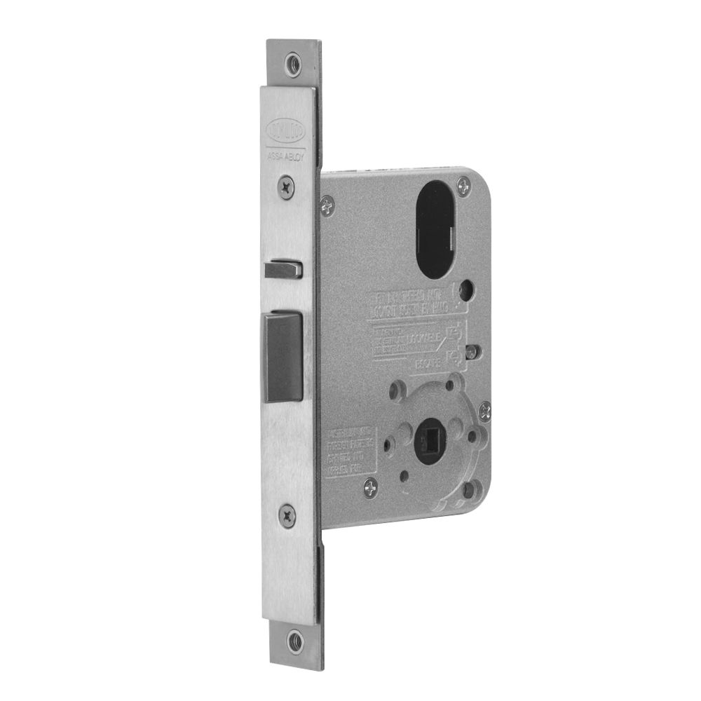 ASSA ABLOY LOCKWOOD ALUMINIUM FRAME GLASS DOOR SERIES STANDARD MECHANICAL MORTICE LOCK 60MM BACKSET SILVER NON MONITORED KEY OVERRIDE RECESSED MOUNT NO FIRE RATING