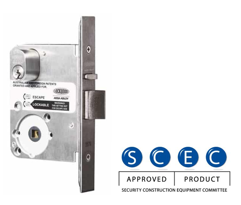 ASSA LOCKWOOD 3570 SERIES STANDARD MECHANICAL MORTICE LOCK NON MONITORED