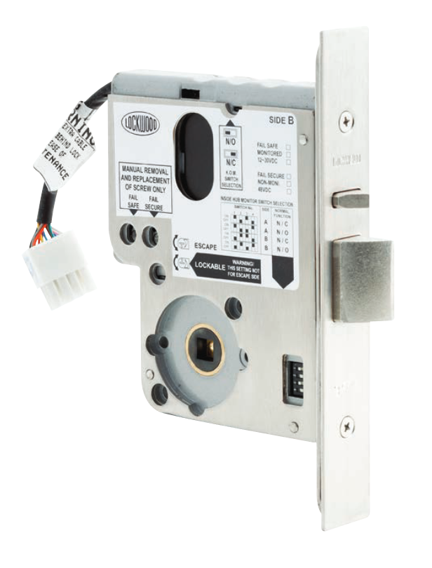 ASSA ABLOY LOCKWOOD HIGH SECURITY ELECTRIC MORTICE LOCK MONITORED FAIL SAFE/FAIL SECURE(FIELD CHANGEABLE) 12/24VDC