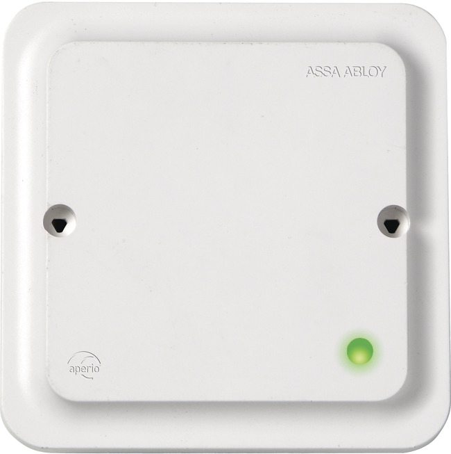 ASSA ABLOY APERIO AH40-4-0 AH40 GEN5 IP COMMUNICATION HUB LED STATUS CONNECT UPTO 64 APERIO DEVICES INTEGRATED ANTENNA TCP/IP POE 8-24VDC IP20 25M