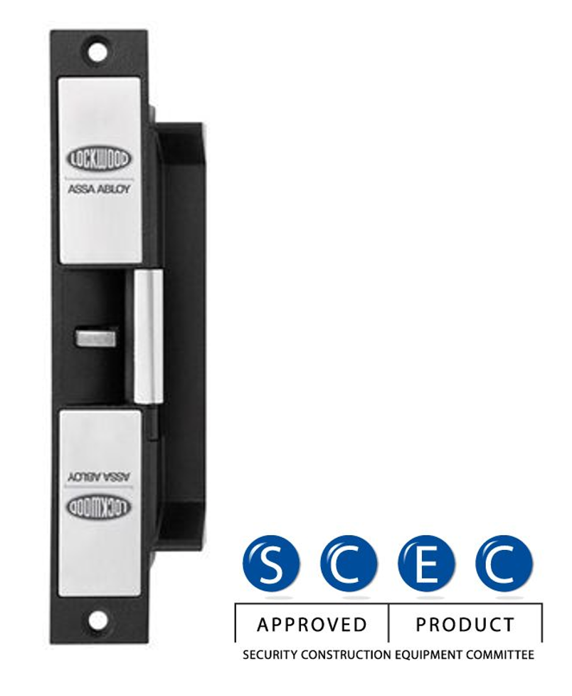 ASSA LOCKWOOD PADDE SERIES HIGH SECURITY ELECTRIC STRIKE MONITORED FAIL SAFE/FAIL SECURE(FIELD CHANGEABLE) 10-30VDC