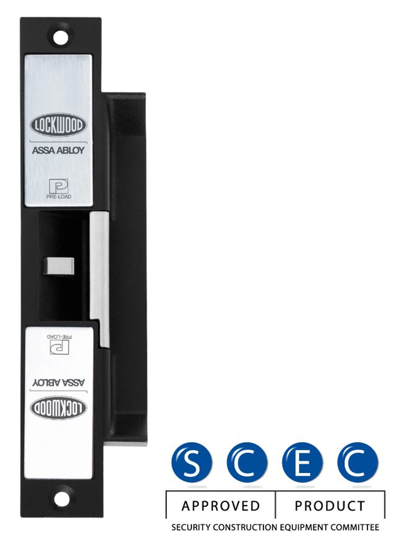 ASSA LOCKWOOD PADDE SERIES ELECTRIC STRIKE MONITORED 25KG PRE-LOAD FAIL SAFE/FAIL SECURE(FIELD CHANGEABLE) 10-30VDC