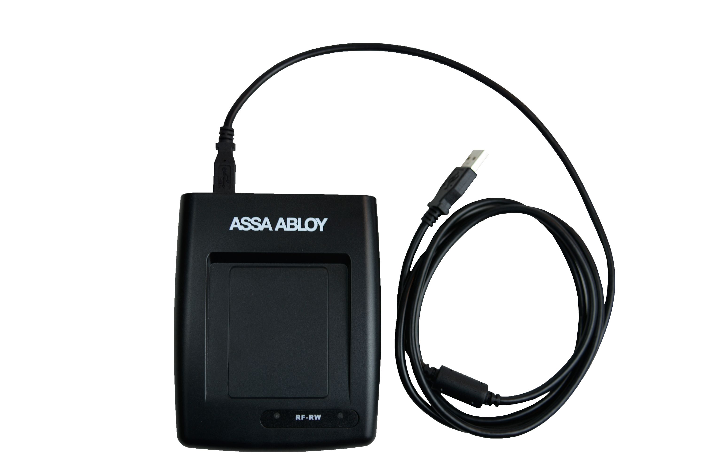 ASSA INTEGRAL ACCESS MANAGEMENT USB CARD ENCODER BLACK ABS WIN BASED MIFARE 13.56MHz 125D98Wx31H (MM) (DOESN?T DO SPECIAL IC CARDS)
