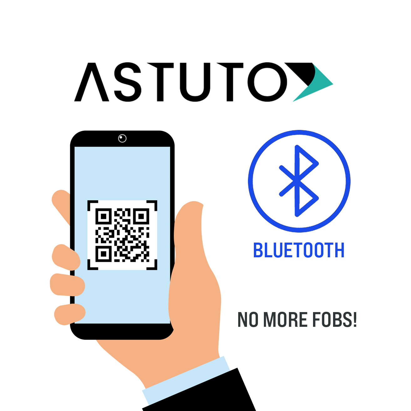 ASTUTO BLUETOOTH CREDENTIALS FOR ALL ASTUTO BLUETOOTH READERS 2.4GHz UPTO 12M READ RANGE