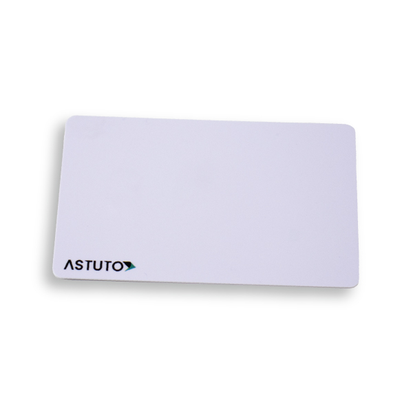 ASTUTO HIGH LEVEL ENCRYPTED COMBO ISO CARD WHITE HID HID 125KHz/ 13.56MHz UPTO 5CM READ RANGE