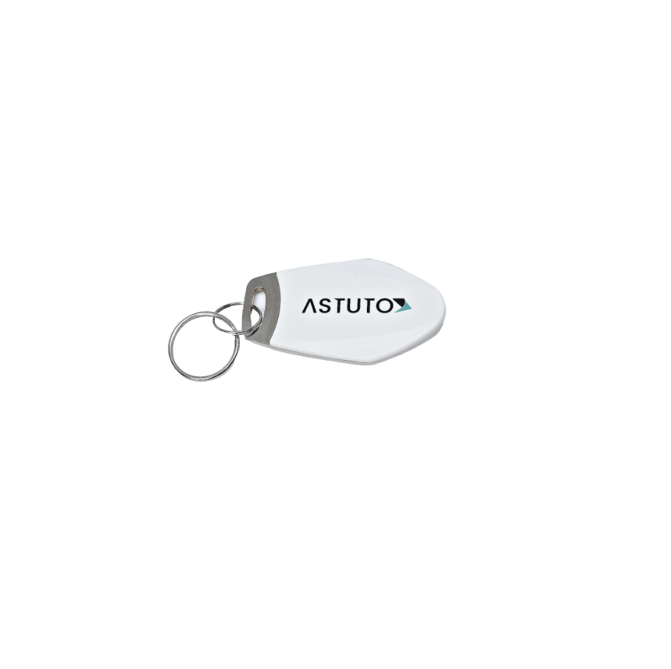 ASTUTO HIGH LEVEL ENCRYPTED GEMTAG WHITE COMPATIBLE WITH ALL ASTUTO READERS 13.56MHZ
