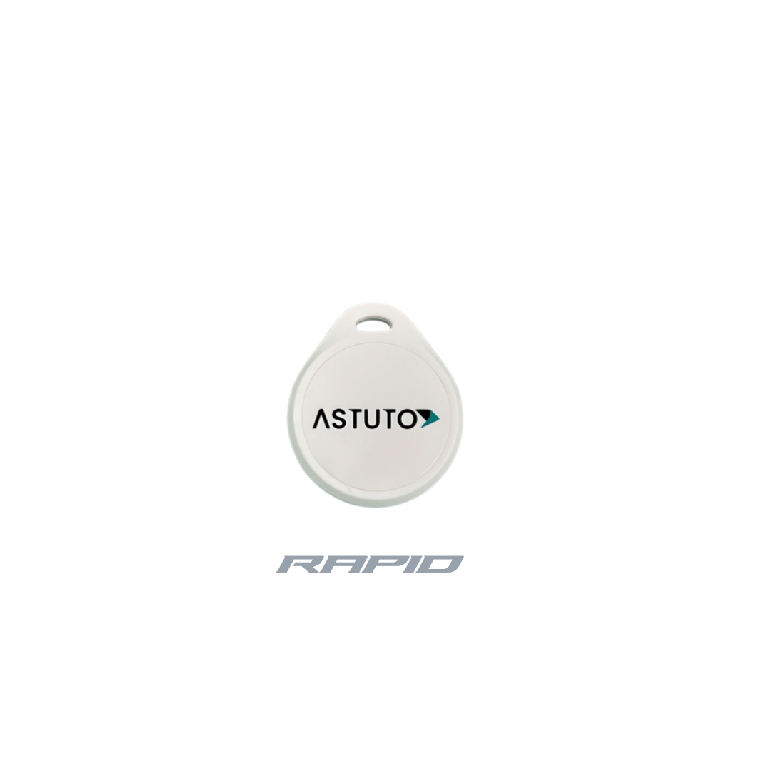 ASTUTO RAPID TAG ENCRYPTED COMPATIBLE WITH ALL ASTUTO RAPID READERS 13.56MHz WHITE