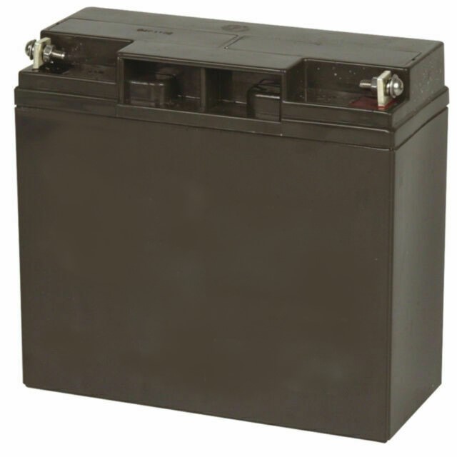 CJ12-18 12VDC /18Ah VALVE REGULATED LEAD ACID BATTERY 180A (5 Sec) DISCHARGE OPERATE TEMP -20° ~ +60° 5.4A CHARGE CURRENT FASTON TABS F3 & F13 BLACK 5KG