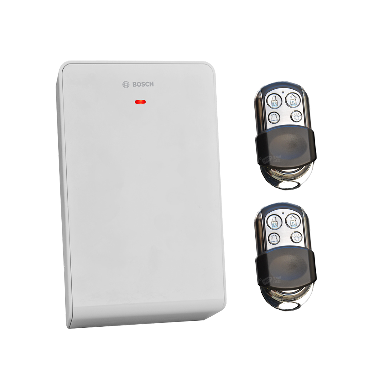 BOSCH 3000 PREMIUM WIRELESS KEY FOB KIT INCLUDES 2x PREMIUM 4 BUTTON REMOTES 1x SOLUTION 2000/3000 RECEIVER NO PIR