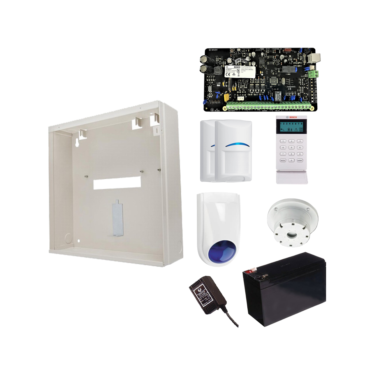 BOSCH KIT S2K-LCD-TRI-2 SOLUTION 2000 METAL ENCLOSURE WITH 2 x TRITECH + ICON CODEPAD + BOSCH7015