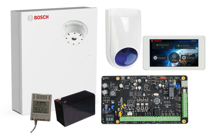 BOSCH 4000 HARDWIRED ALARM KIT INCLUDES 1x SOLUTION 4000 PCB 1x 5