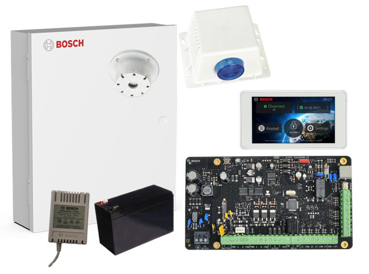 BOSCH 4000 HARDWIRED ALARM KIT INCLUDES 1x SOLUTION 4000 PCB 1x 5