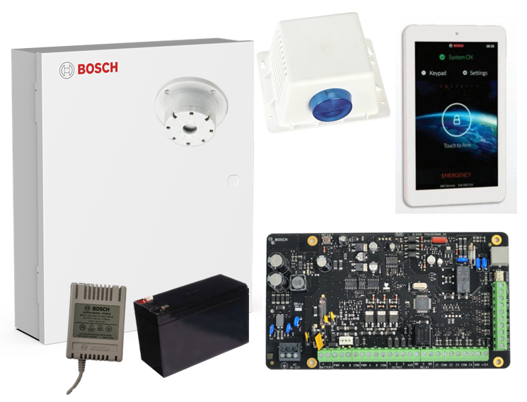 BOSCH 4000 HARDWIRED ALARM KIT INCLUDES 1x SOLUTION 4000 PCB 1x 7