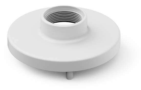 BOSCH SECURITY SYSTEMS MOUNT ADAPTER PLATE WHITE ALUMINIUM 0.168 KG USED WITH PENDANT MOUNTS