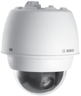 AUTODOME IP CAMERA WHITE AI AUTO TRACKING 2MP/1080P H.264/5/ MJPEG SPEED DOME PTZ 120 WDR METAL 4.3-129MMMOTORISED LENS 30X ZOOM IR POE++ IP66 WITHOUT MIC AUDIO IN AUDIO OUT 7 x ALARM IN 4 x ALARM OUT SUPPORT UP TO 2TB SDIK10 24VAC CORROSION PROOF