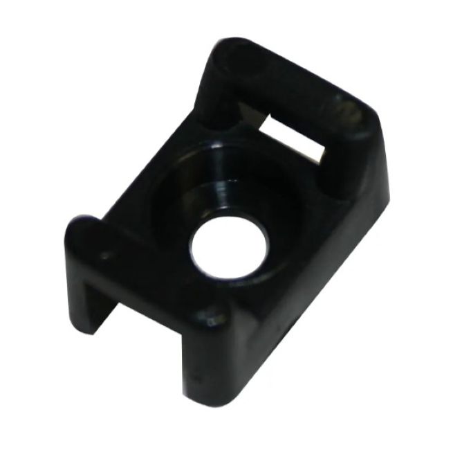 CABAC CTB9BK NYLON CABLE TIE SCREW MOUNT M5 9MM MAX TIE UV BLACK