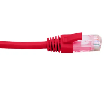 CABAC PLC6RD0.5 PATCH LEAD CAT6 RED 0.5M